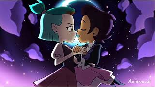 Owl House Amity Blight X Luz Noceda Yuri Kiss