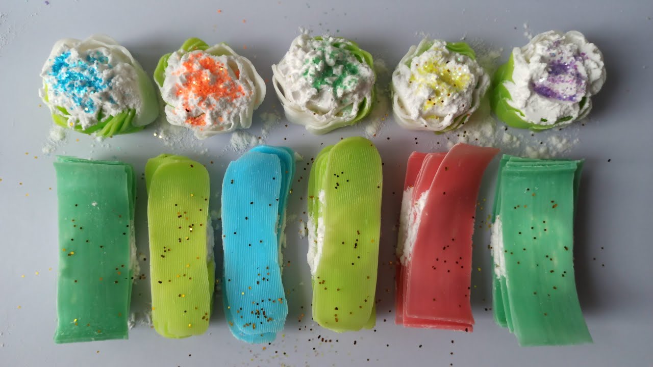 Starch soap. Asmr Crunching. Satisfying video and relaxing sounds. No talking Mix 33. Асмр хруст