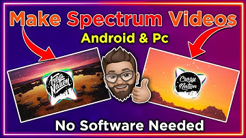 How to make audio spectrum online without any software | audio spectrum kaise banaye | A