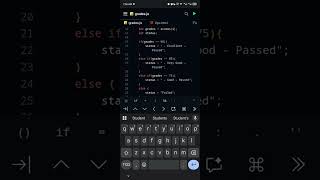 Student Scores in JavaScript.