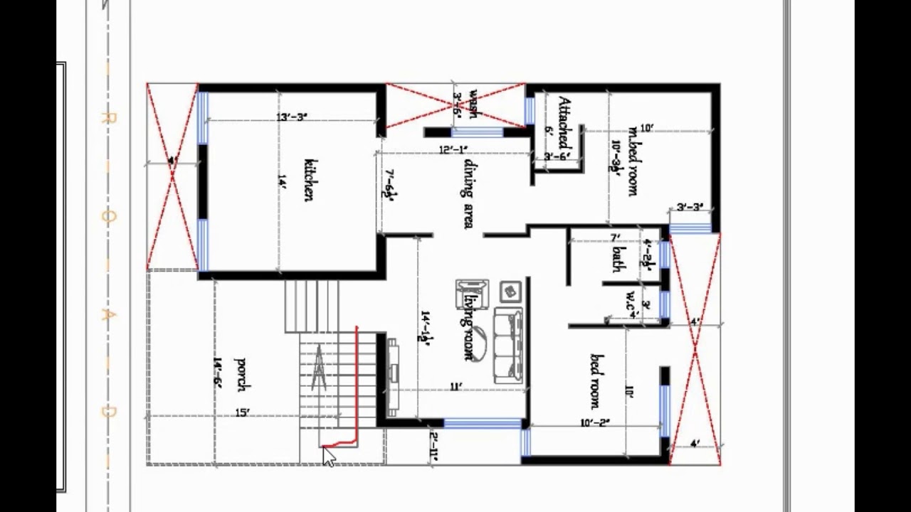 30x45 Best House Plan Youtube