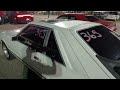 1986 mustang svo  ecoboost swapped 1st run at the track