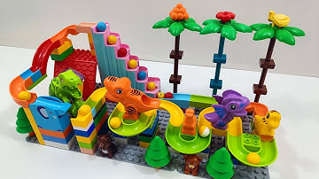 Relaxing ASMR Marble Runs | LEGO Duplo Track Combos 🧩🔮