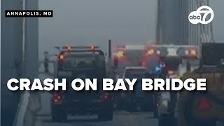 LIVE | Crash reported on Chesapeake Bay Bridge