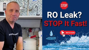 How to Turn Off a Leaking Reverse Osmosis
