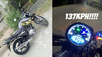 YBR 125 Top Speed | Top Speed 130+? | Carb tuning,Tips and Tricks