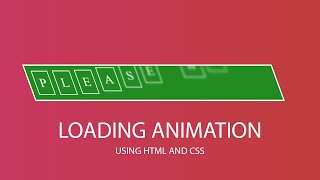 CSS Loading Animation | Awesome Loading Animation Full Video Tutorial | HTML AND CSS TIPS AND TRICKS