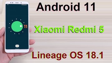 How to Update Android 11 in XIAOMI REDMI 5(Lineage OS 18.1) Custom Rom Install and Review