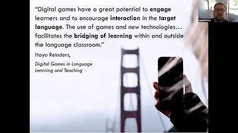 ELT Webinar: Just Press Play: an exploration of games in language learning with Henno Kotzé