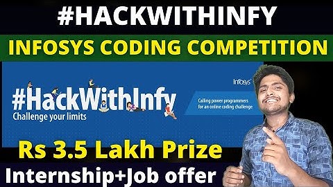 #HackwithInfy Infosys Coding Competition 2022 | Vivek Agarwal