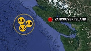 Series of earthquakes strikes off B.C. coast