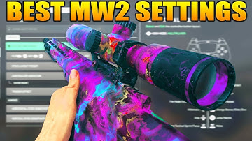 the *BEST* SNIPER Settings on Modern Warfare 2.. (Sensitivity, Controller, Audio, FOV, etc.)