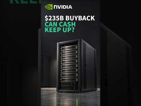 Seberapa Besar Kesenjangan Pendanaan Buyback NVIDIA Senilai $235 Miliar? | Laju Arus Kas #NVIDIA #Buybacks #CashFlow