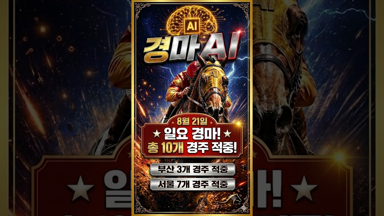 8월23일_일요경마 적중내역