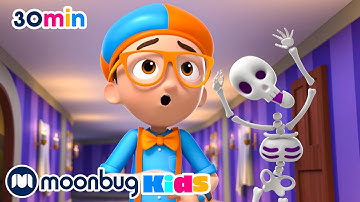 Blippi Gets SCARED! | Blippi Wonders | Emotions and Feelings | Moonbug Kids