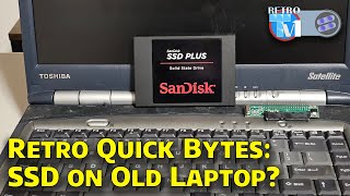 Celebrity Retro Quick Bytes - Can I Install an SSD on a Vintage Laptop? Profile
