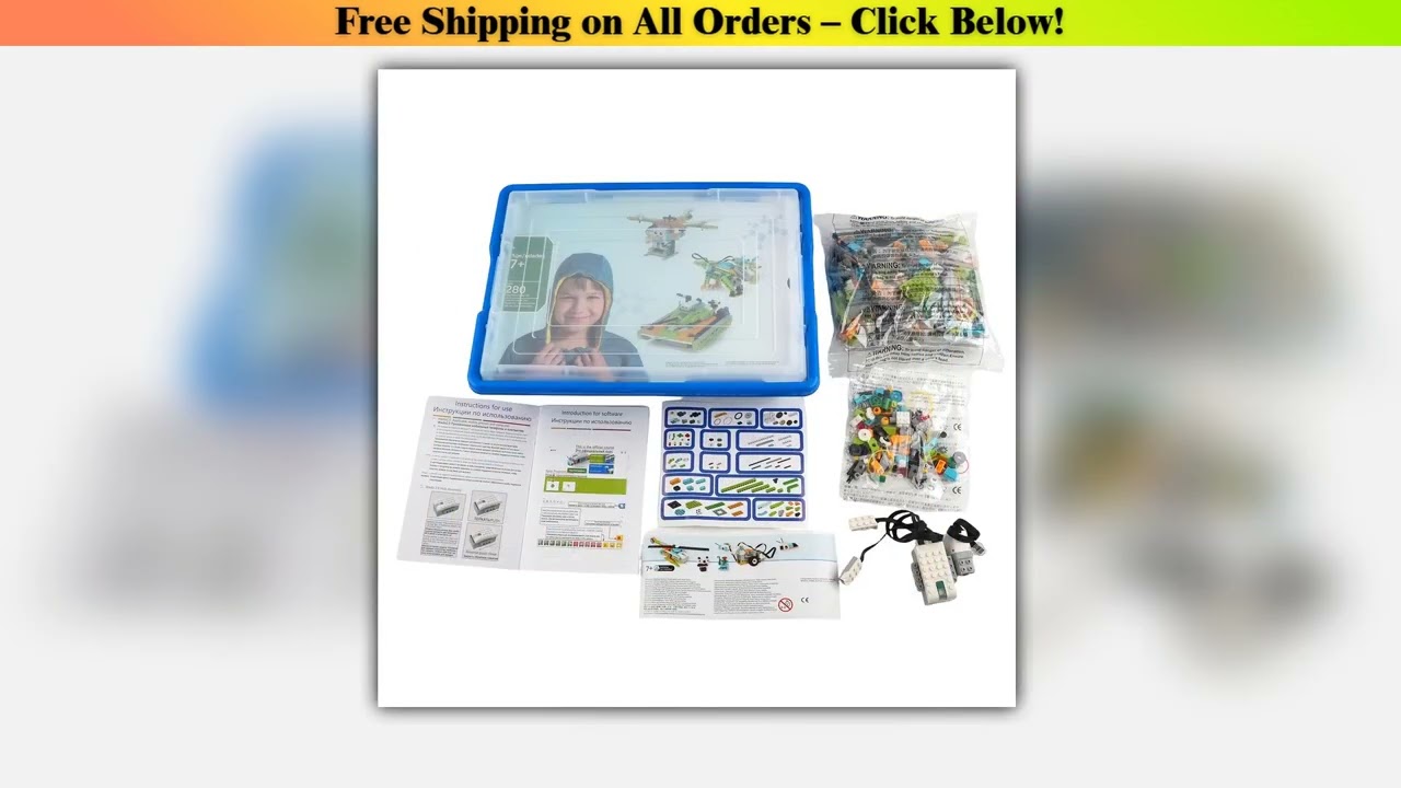 280Pcs Robotics Building Blocks Set - STEM Educational Construction with Organizer Box & Manual &