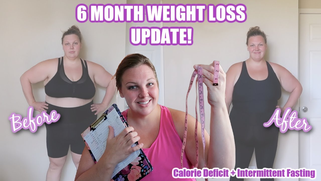 ⁣6 MONTH WEIGHT LOSS UPDATE! Calorie Deficit Weight Loss | Weigh In, Measurements, Progress Pictures
