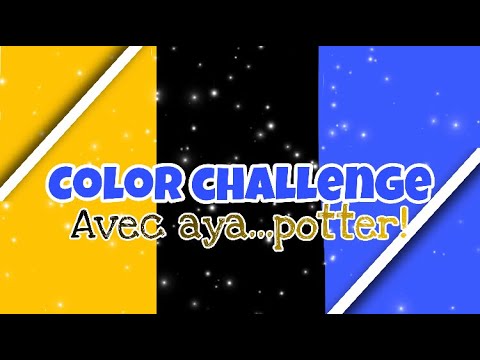 Color challenge avec @unepersonnesjizk 💙🖤💛//Marie Cuties