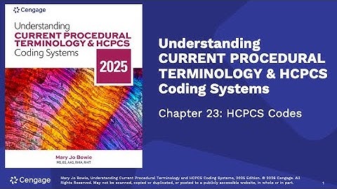 Week 8-Introduction to CPT/HCPCS Coding (Chapter 23)