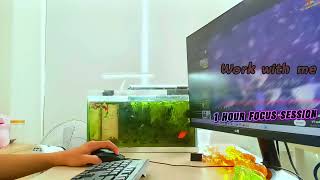 Work With Me – 1 Hour Focus Session – Relaxing &amp; Calming Music