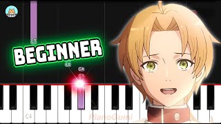 Mushoku Tensei Season 2 OP 2 - "On the Frontline" - BEGINNER Piano Tutorial & Sheet Music