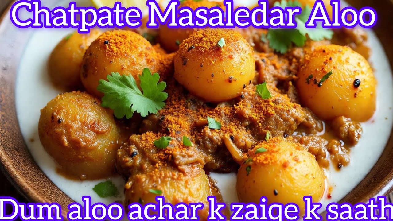 Soft  Achari Dum Aloo/Yummy Dish /Short Recipe/Rich Flavour Of Spices/Taste in Every Bite 