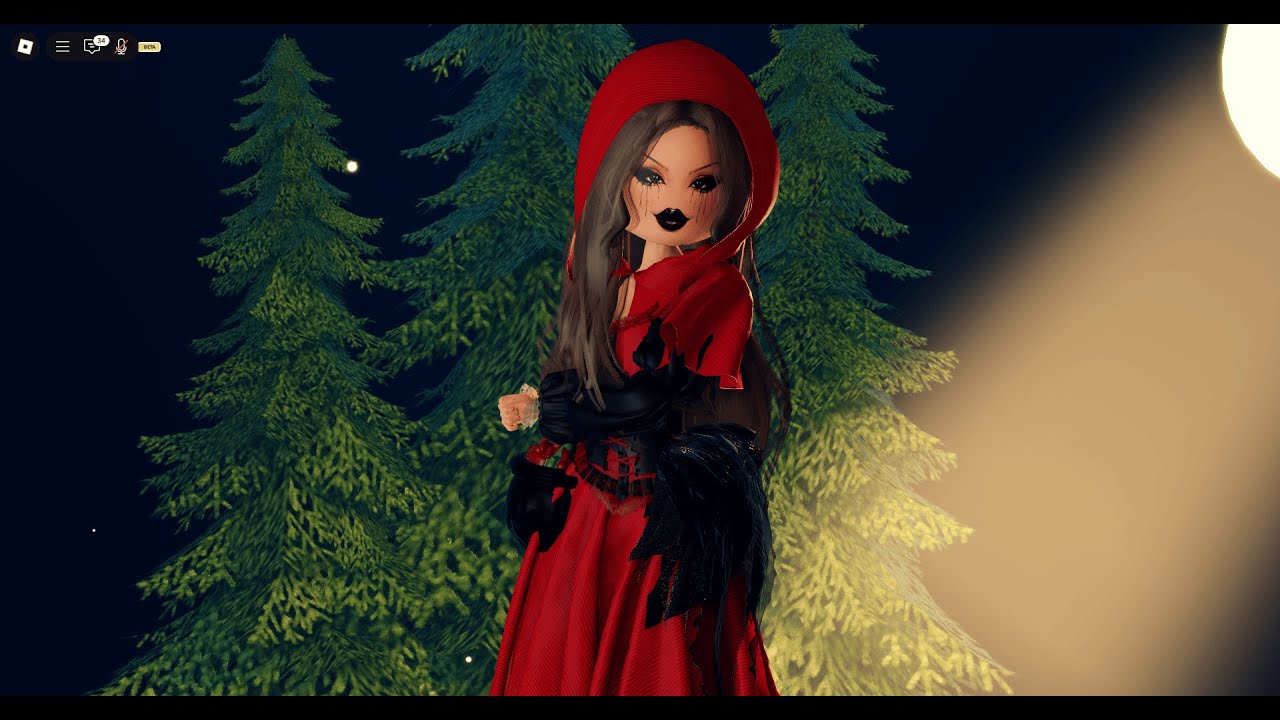 strapless open back dress Christmas Red Riding Hood Outfit L