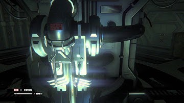 Alien: Isolation - The Message: Flashbang V2 Blueprint, Launch Ambulance Shuttle Sequence Gameplay