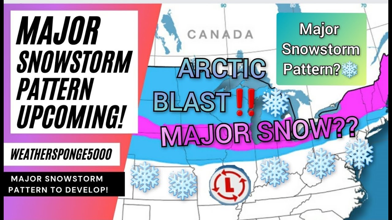 Major Midwest Winter Storm Pattern Forming? Arctic Blast Upcoming ...