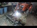 Welding a grapple bucket