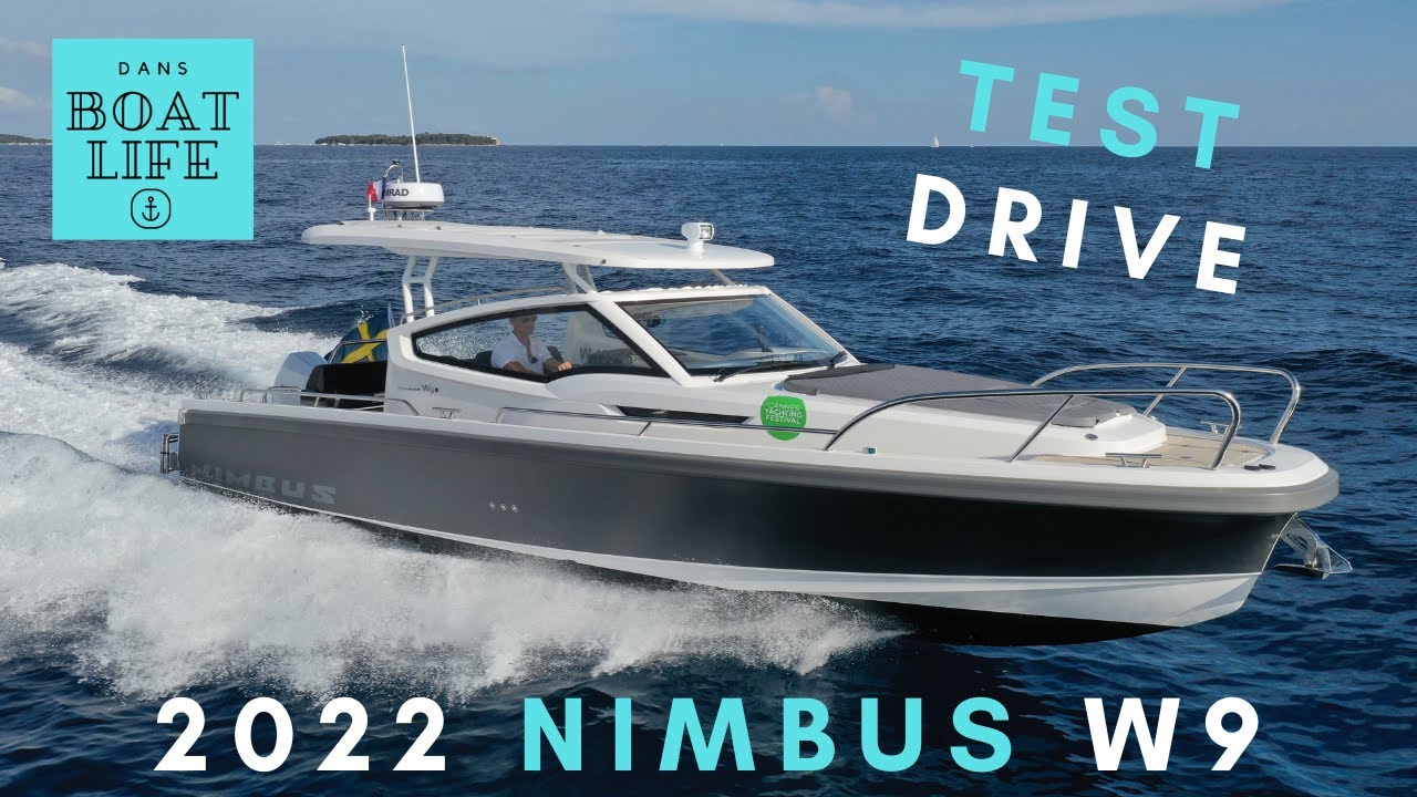 ⁣Nimbus W9 - TEST DRIVE this modern sports cruiser/weekender