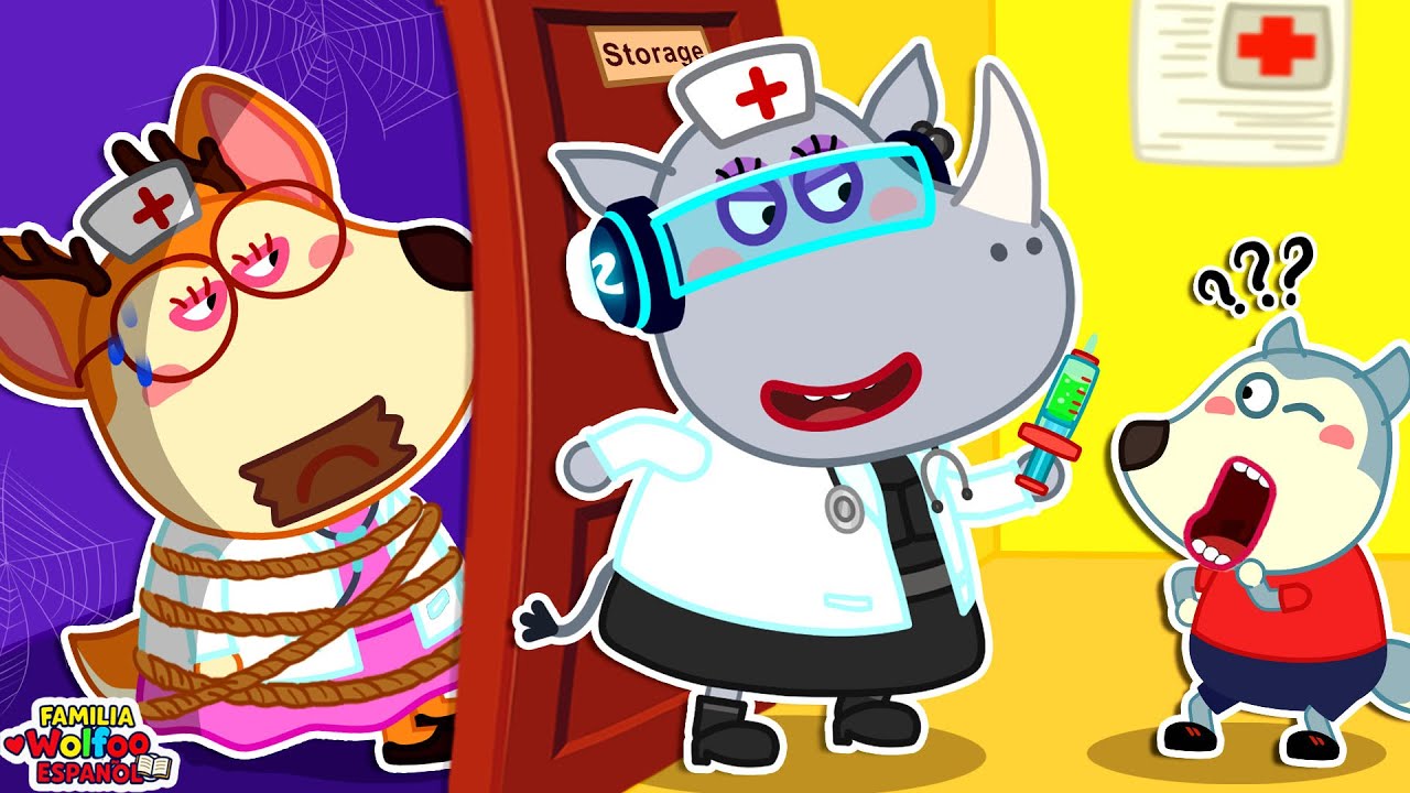 Familia Wolfoo Español | ¡Alerta! Un Extraño Finge Ser Doctor🕵️ Dibujos Animados