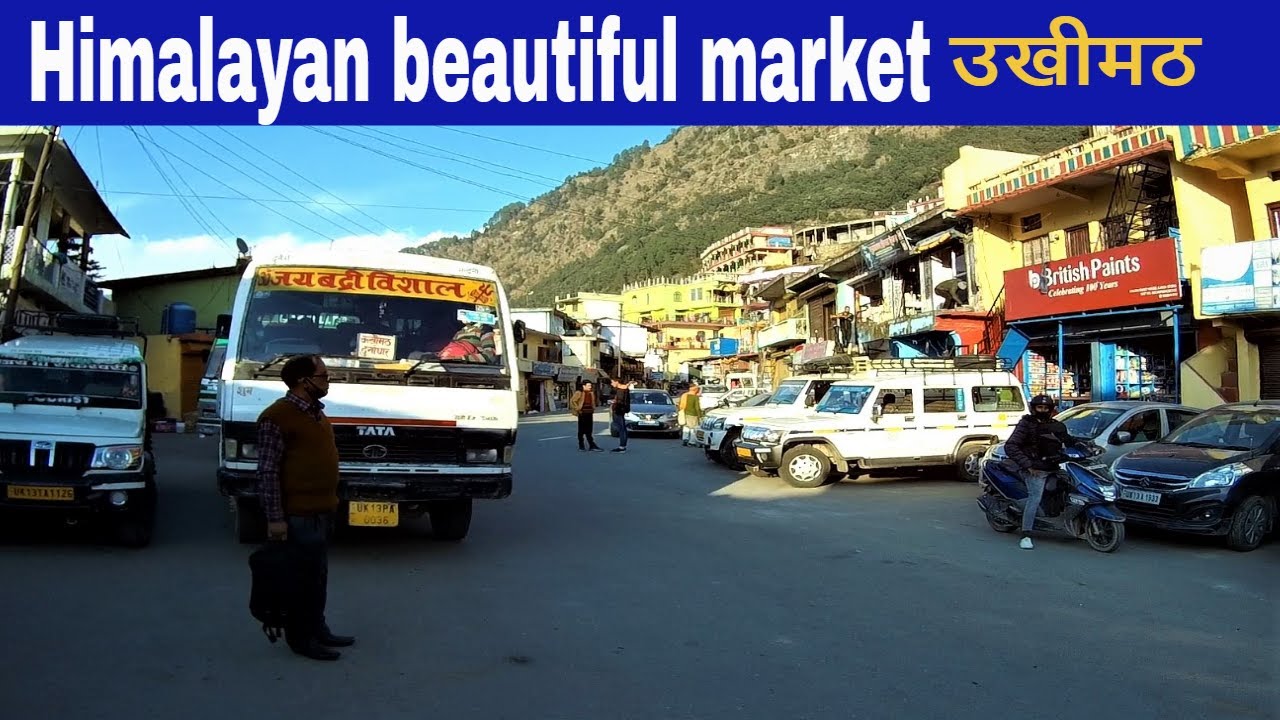 Himalayan market Ukhimath Rudraprayag. Uttarakhand YouTube