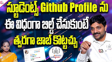 GitHub Profile | Best Coding Institute in AP & Telangana | Codegnan |100% Job Assistance |
