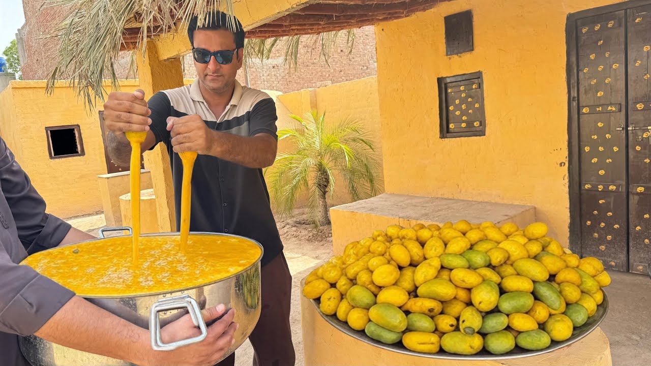 Making 50 Kilogram Mangoes Pulpy Juice