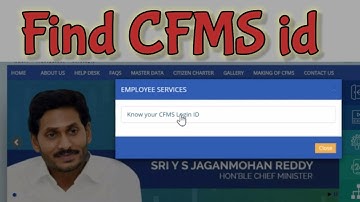 How to Know Your CFMS ID Number in CFMS Website | Find CFMS employee number