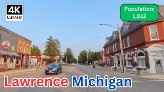 Driving Through Lawrence, Michigan – Scenic Small Town Drive in 4K