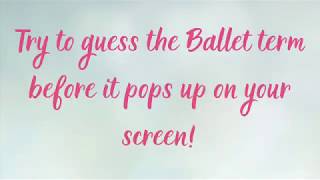 Ballet Terminology Game - MFA Studios
