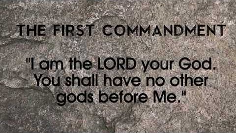 FIRST COMMANDMENT Wise and Innocent