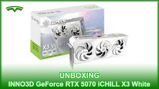 Unbox INNO3D GeForce RTX 5070 iCHILL X3 White | Tech Unboxing