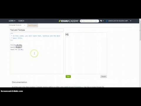 Javascript Lesson 2: Text and Text Size