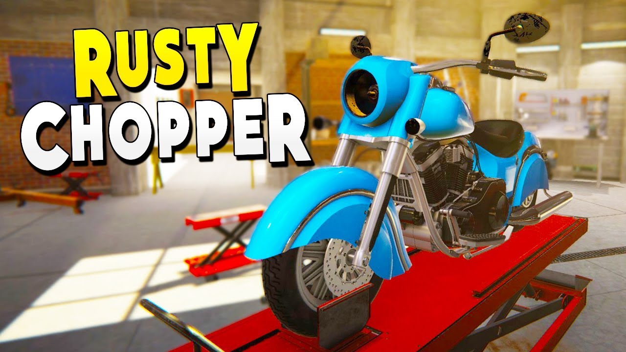 Rusty Chopper Repair Goes Wrong Biker Garage Mechanic Simulator YouTube