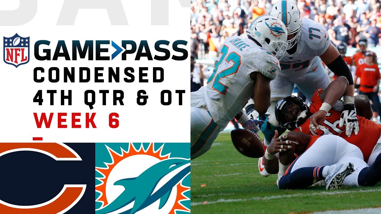 Bears vs. Dolphins Full 4th Quarter & OT | Week 6 NFL Game Pass