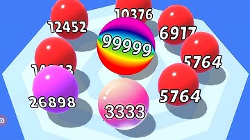 Rolling balls swallowing 🆚 AZ Ball run 2048 ( ABC ) Ball New update Gameplay part 48