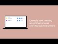 Creating an approval process - workflow approval action