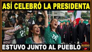 CELEBRA PRESIDENTA TRIUNFO DE MÉXICO, JUECES SE UNIERON AL BOICOT, MIENTAN LA MADRE A SALINAS PLIEGO