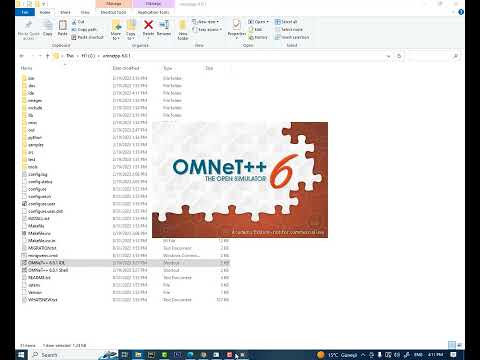 How to install omnet++ V6 in windows 10 and use Tictoc tutorial