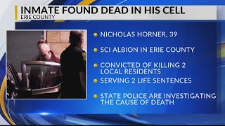 Inmate found dead in cell