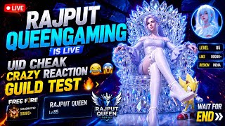 Rajput Queen gaming is live 👑🔥 uid cheak for reation 😱🔥 #trending #shorts
